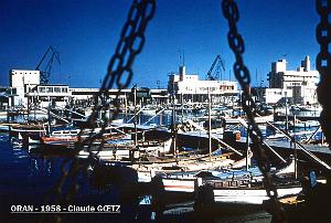 Oran - Port - Peche et Capitainerie - 1958